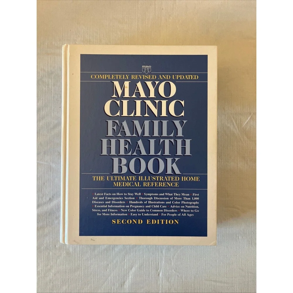 Mayo Clinic Family Health Book Second Edition Hardcover Medical Reference 1996